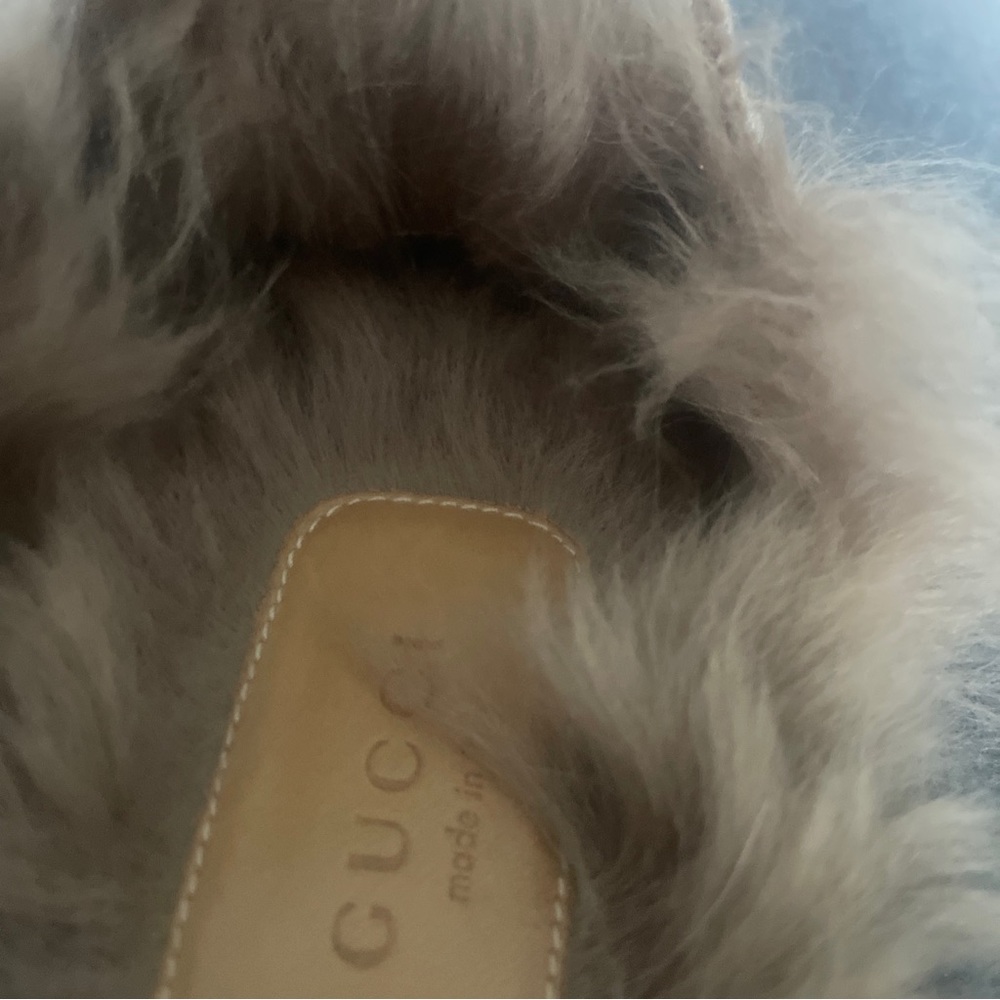 Gucci Logo Horsebit Princetown slides loafers/mules 36.5 (6.5) - Picture 10 of 12